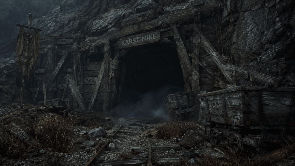 Entrada da mina